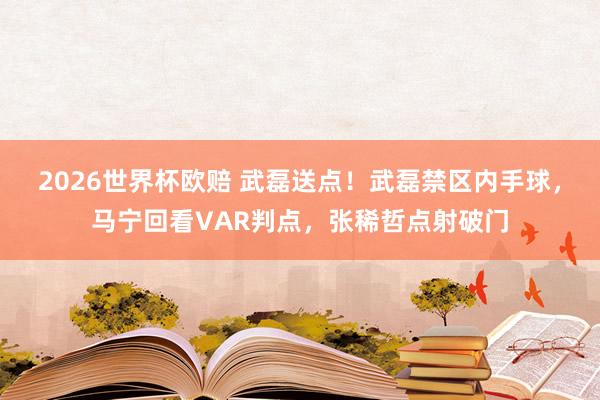 2026世界杯欧赔 武磊送点!武磊禁区内手球,马宁回看VAR判点,张稀哲点射破门